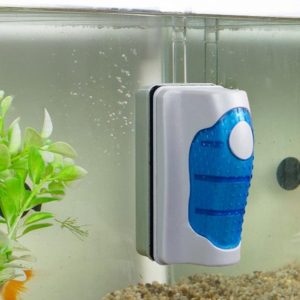 Magnetic Aquarium Fish Tank Glass Cleaner Brush Algae Scraper